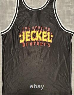 Rare Vintage ICP Insane Clown Posse The Amazing Jeckel Brothers Jersey
	<br/>
 <br/> 
Traduction en français : Maillot Rare Vintage ICP Insane Clown Posse The Amazing Jeckel Brothers