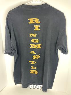 T-shirt ICP Insane Clown Posse Vintage XL 1997 Ring Master à Couture Simple