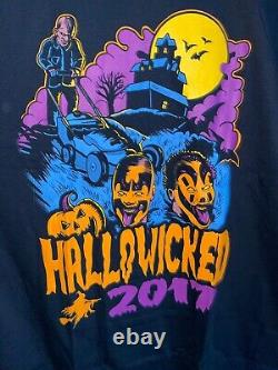 T-shirt de l'événement Insane Clown Posse Hallowicked 2017 en taille XL