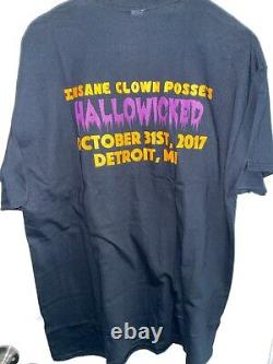 T-shirt de l'événement Insane Clown Posse Hallowicked 2017 en taille XL