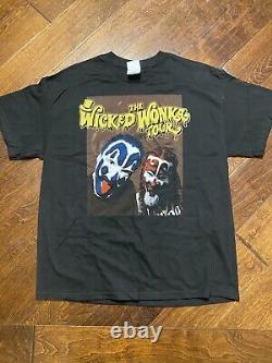 T-shirt pour hommes XL de la tournée Wicked Wonka d'Icp Insane Clown Posse