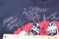 T-shirt signé du concert de 2011 d'Insane Clown Posse, taille 2XL noir, ICP Juggalo Horrorcore
