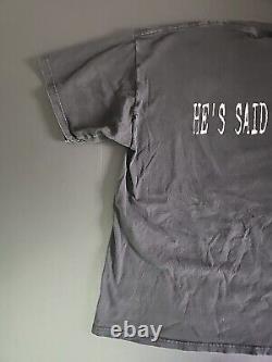 T-shirt vintage Esham XL Langues RARE OG ICP RLP Il a dit être mort Psychopathic