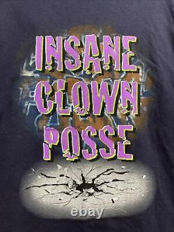 T-shirt vintage de la bande ICP Insane Clown Posse en taille XL, fabriqué aux États-Unis