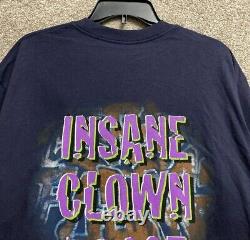 T-shirt vintage de la bande ICP Insane Clown Posse en taille XL, fabriqué aux États-Unis